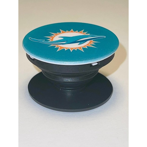 Miami Football Pop Up Phone Holdwe Grip With Super Sticky Glue - Picture 2 of 4